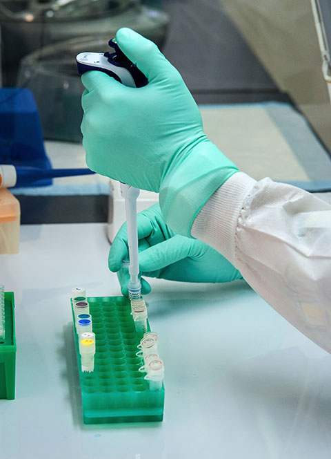 Blood test tubes